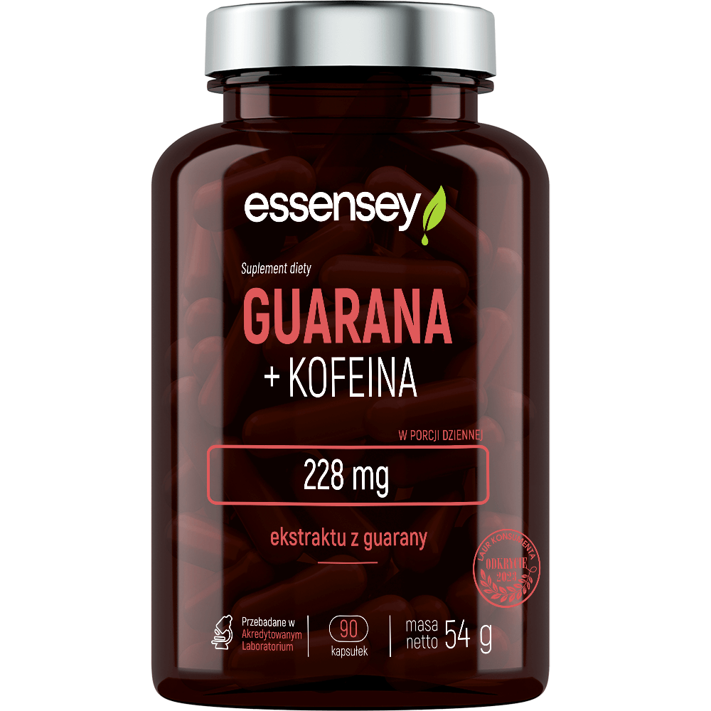 Essensey - Guarana & Caffeine - 90 caps.