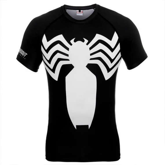 Poundout - Rashguard short sleeve Marvel Venom Uniform