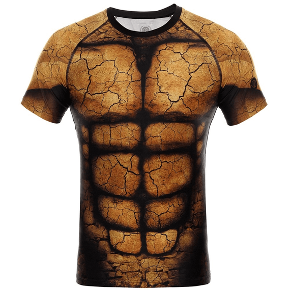 Poundout - Rashguard short sleeve STONE SUB-SKIN tech.