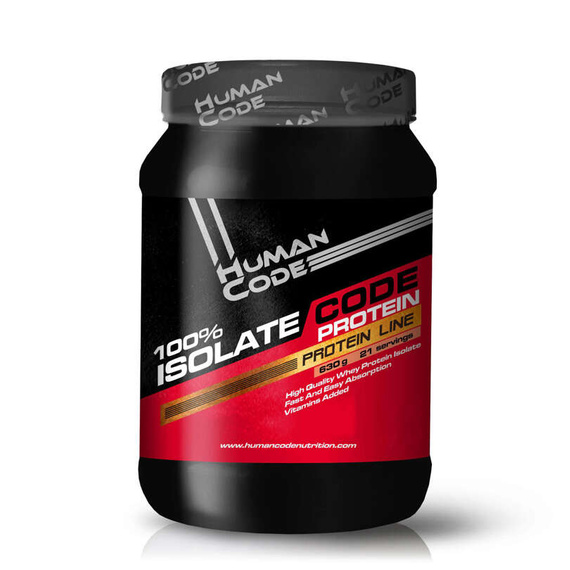 Human Code - 100% Isolate Code Protein - 630 g cafe latte caramel