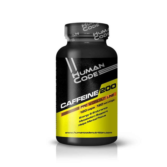 Human Code - Caffeine 200 - 120 kaps.