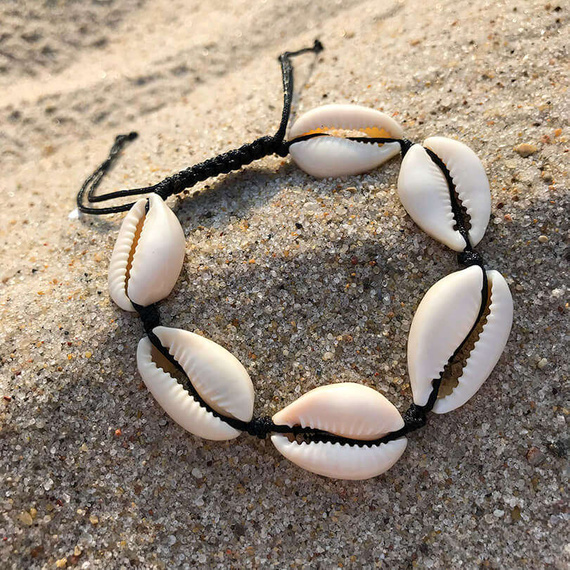 Fit Kolekcja - Shell Bracelet - black