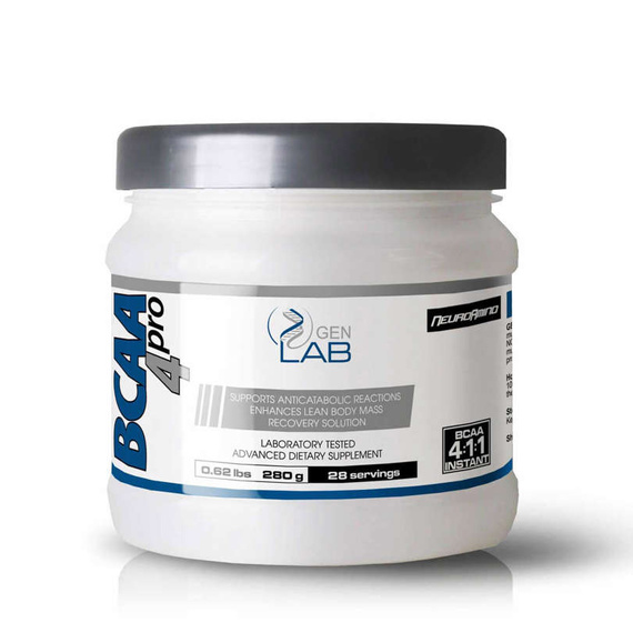 GenLab - BCAA 4 PRO - 280 g - apple