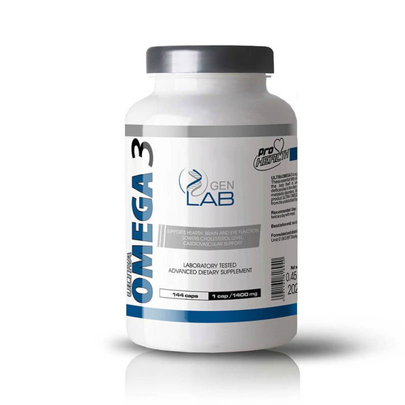 GenLab - Ultra Omega 3 - 144 kaps. 