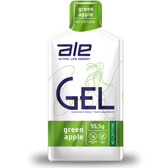 ALE - GEL - Żel energetyczny - 55,5 g zielone jabłko