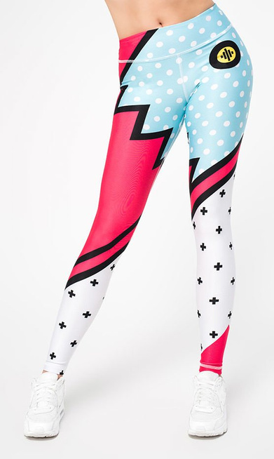 MEX - Legginsy damskie Groovy Toon Flash