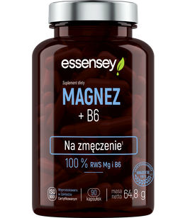 Essensey - Magnez z witaminą B6 - 90 kaps.