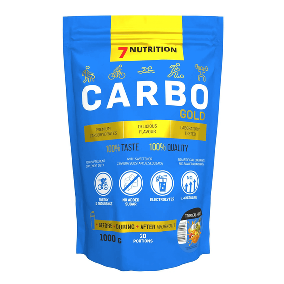 7Nutrition - Carbo Gold 1 kg - owoce tropikalne