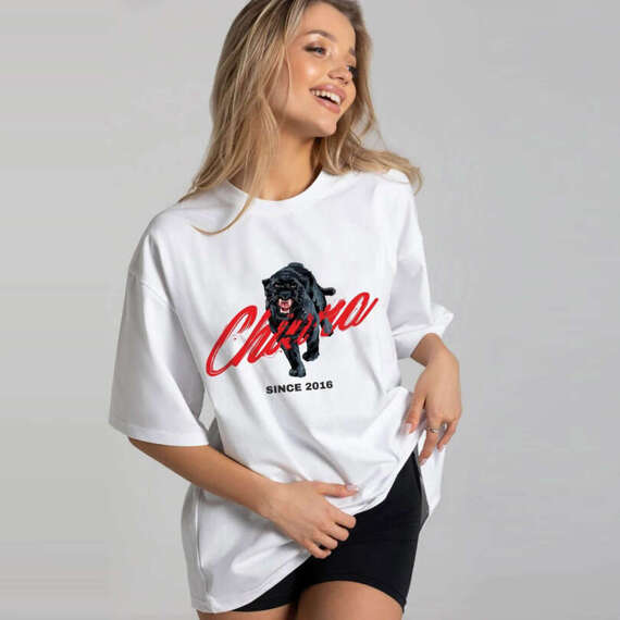 Chiara Wear - T-shirt oversize PUMA - biały