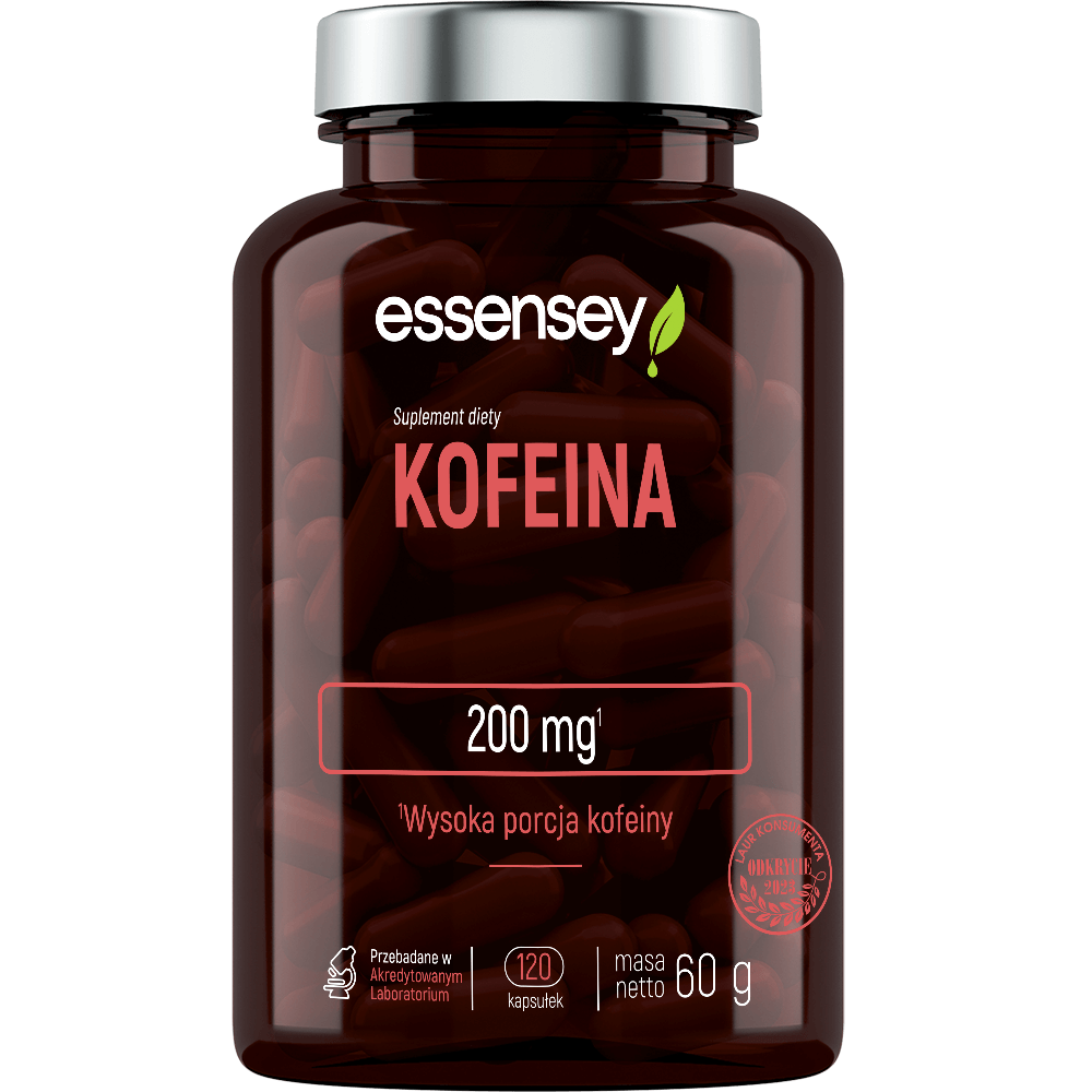 Essensey - Kofeina 200 mg - 120 kaps.