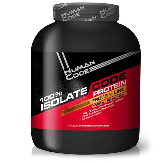 Human Code - 100% Isolate Code Protein - 1500 g czekolada słony karmel